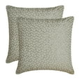 thumbnail image 3 of The HomeCentric Decorative Grey 16"x16" (40x40 cm) Pillow Covers, Suede Mosaic, Beaded Embroidery & Textured Throw Pillows For Sofa, Abstract Pattern Modern Style - Mosaic Weaver, 3 of 4