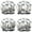 Gray Brown Dinosaurs, variant on Shower Caps,Gray Dinosaur Skeletons Fossils Pattern Waterproof Shower Cap for Women 4 Pieces,Double Reusable Hair Cover for Shower PEVA Elastic Stretch Hem