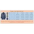 thumbnail image 4 of JTieacloth Men's Casal Cotton And Linen Hemp Long Blouse Top Button Up Dress Shirt Blue, 4 of 4