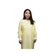 thumbnail image 1 of Robes d'Isolation Multi-Usage avec Poignets Tricotés Tissu Sergé 4.2oz 65/35 Poly Coton Couleur Jaune 3's/ Paquet, 1 of 3