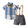 thumbnail image 2 of LvhaoGJOB Little Kids Boys 2-Piece Outfit Set - Multi-Pocket, 2 of 7