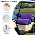 thumbnail image 6 of Uorisanigo Dark Purple Golf Cart Seat Cover Anti-Scratch Backrest and Seat Covers Easy to Install Golf Cart Cushion Cover Gifts Fit for 2-Person Seats Club Car, 6 of 7