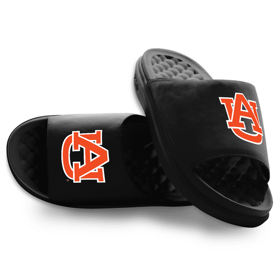 Unisex ISlide Black Auburn Tigers Primary Motive Slide Sandals
