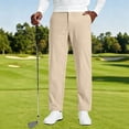 thumbnail image 2 of Cmfcve Mens Dress Pants Plus Size Slim Fit Flat Front Chinos Casual Straight Leg Business Trousers, 2 of 8