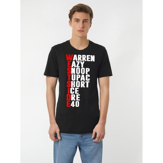 playera de manga corta para adultos con logotipo de los años 90 clásico Style Graphic TeesWestside Rappers Premium T-Shirt 555513 funny Men’s Short Sleeve Graphic T-shirt Collection black TT2 Tee Fo