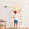 thumbnail image 3 of Magnetic Chalkboard for Wall, 39.4" x 17.5" Magnetic Arch Wall Decal Self Adhesive Blackboard Wallpaper Peel and Stick Chalk Board Wall Decal Roll for Home Playroom Classroom, 3 of 6