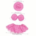 thumbnail image 3 of ERTZAE Spring Goose Outfit,Goose Hat Decor,Goose Yard Decor,Seasonal Goose Outfit Bundle,Goose Dress For Statue,Pink Hawaiian Summer Outfit for 23Inch Goose Statue,with Lei & Grass Skirt for Yard, 3 of 9