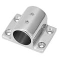 thumbnail image 3 of 316 Stainless Steel Marine Arm Rest Accessory Rectangle 90 Degrees Tube Base Mount Hardware, 3 of 5
