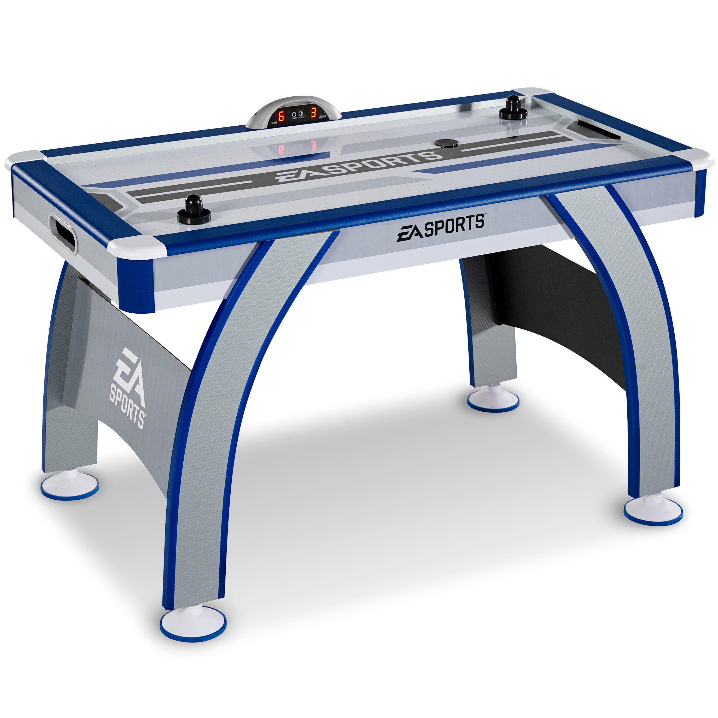 EA Sports 54″ Air Powered Hockey Table with LED Electronic Scorer