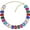 Colorful, variant on Rhinestone Gemstone Choker Collar Necklace for Women Sparkly Colorful Emerald Neck Chain Statement Necklace