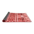 thumbnail image 2 of Ahgly Company Indoor Round Abstract Red Modern Area Rugs, 6' Round, 2 of 4