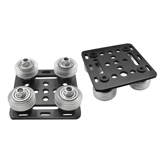 3D Printer Accessories 2020 V-Groove Aluminum Profile Pulley V-Slot Construction Gantry Plate Kit