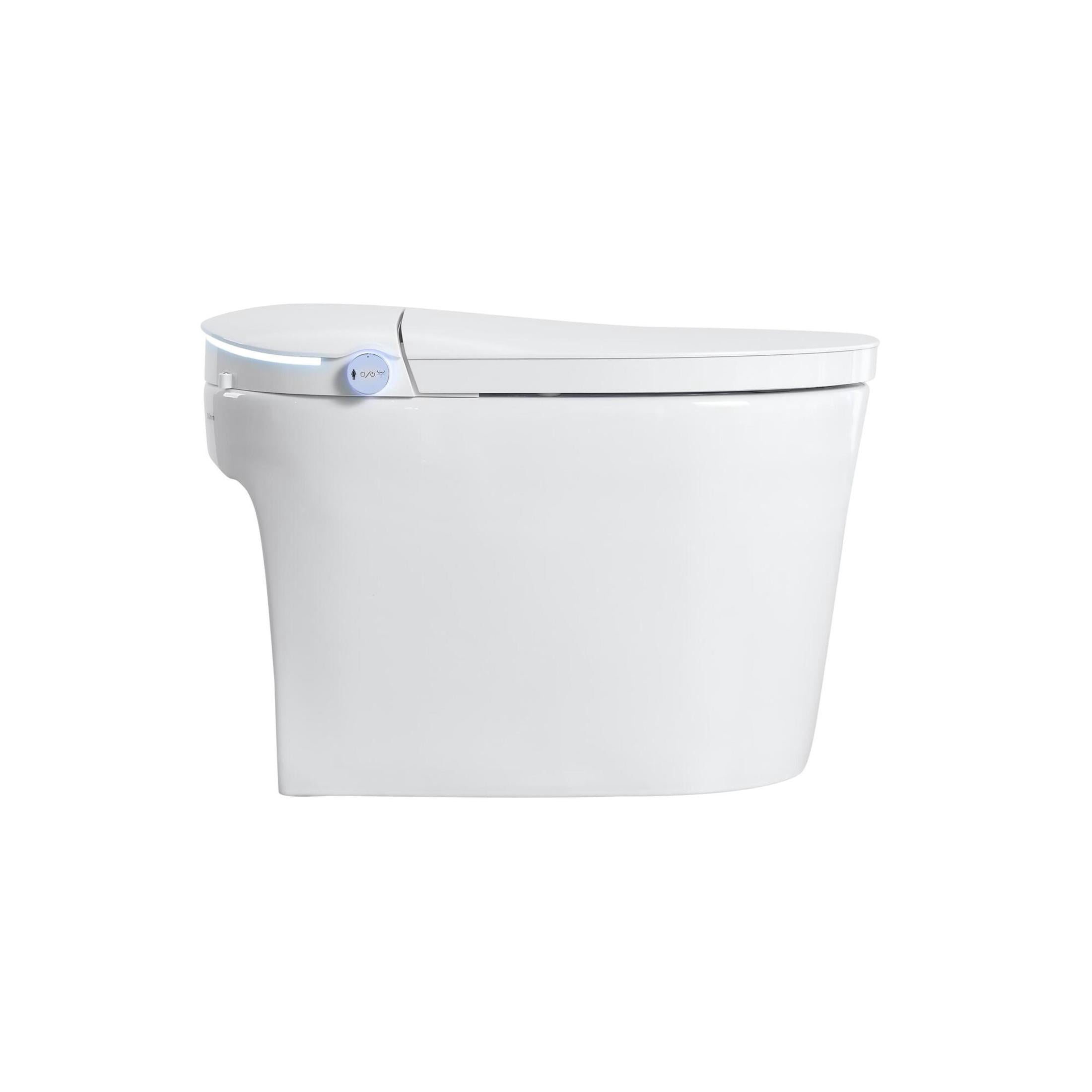 Noble House One-Piece Tankless Smart Toilet with Bidet, Automatic Flush and Heated Seat & Warm Air Dryer, White