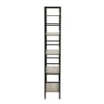 thumbnail image 5 of LuxenHome 5-Shelf 63" H x 23.62" W Wood and Metal Etagere Bookcase, 5 of 10