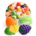 thumbnail image 4 of Juguetes de casita para niños, juguetes de cocina de simulación, frutas para cortar y pegar, serie B, 4 of 5