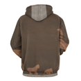 thumbnail image 3 of Brown Safari Jungle Zoo Animals Men's Women Vintage 3D Hooded Sweatshirt - All-Season Loose Fit Streetwear, 3 of 6
