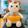 thumbnail image 1 of Cute Dudu Cat Plush Toys / Swimming Circle Cat Dolls / Children's Birthday Gifts / Family Decorationsorange26cm Deng Xun unisex, 1 of 2