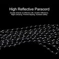 thumbnail image 5 of 4pcs Reflective Guyline Tent Rope Multifunction Runners Guy Line Cord Paracord reflective Outdoor Sports Camping Hiking, 5 of 9