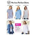 thumbnail image 3 of Woman Within Women's Plus Size Perfect Long Sleeve Shirt, 3 of 6