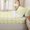 Cream Yellow, variant on Homewish Sunset Gradient Heart Zipper Full Size Comforter Sets with Fitted Sheet and 2 Pillowcases,Blush Peach Ombre Color Shift Zipper Bedding Set For Girls,Polkadot Reversible,4pcs