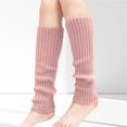 thumbnail image 6 of Leg Warmers for Women Soft Fashion Accessories Cozy Women Gifts 80s Ribbed Thermal Knit Leg Sleeve Light Pink, 6 of 8