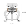 thumbnail image 2 of FESTFENDS 1Set Plated Silver Lyre for Trombone and Flute with Music Page Clip and Portable Storage Bag, 2 of 7