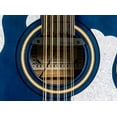 thumbnail image 3 of H. Jimenez LBQ4E El Patron Acoustic-Electric Bajo Quinto Transparent Blue, 3 of 6