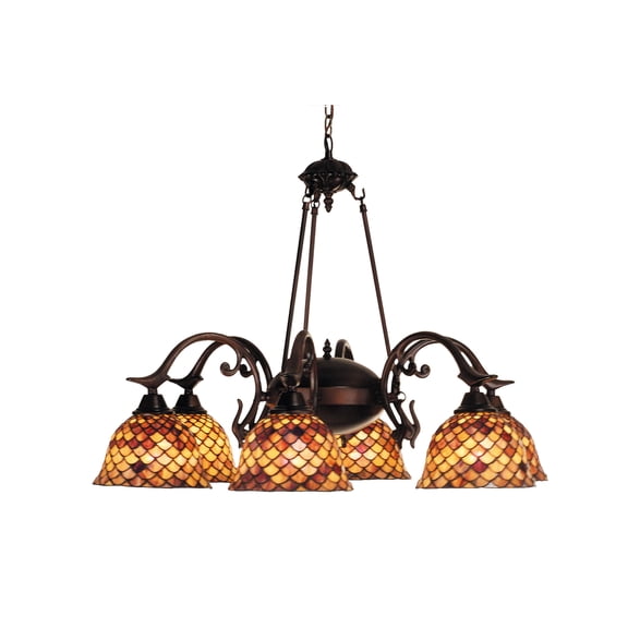Tiffany Fishscale Chandelier