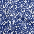 thumbnail image 1 of oneOone Velvet Navy Blue Fabric Floral & Dress Material Fabric Print Fabric By The Yard 58 Inch Wide, 1 of 7