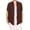 Brown, variant on Women's Plus Size Short Sleeves Draped Open Front Casual Solid Cardigan