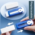 thumbnail image 4 of Goma de borrar retráctil deslizante con funda de plástico, paquete de 3 gomas de borrar pastel bonitas, gomas de borrar estéticas de empuje y extracción con funda de plástico para estudiantes, 4 of 8