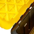 thumbnail image 2 of Open Box Homz Durabilt 15 Gallon Tough Flip Lid Storage Container, Black/Yellow (6 Pack), 2 of 7