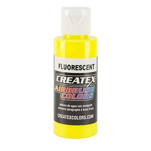 Airbrush Fluoroscent Paints Capacity: 4 Oz, Color: Yellow