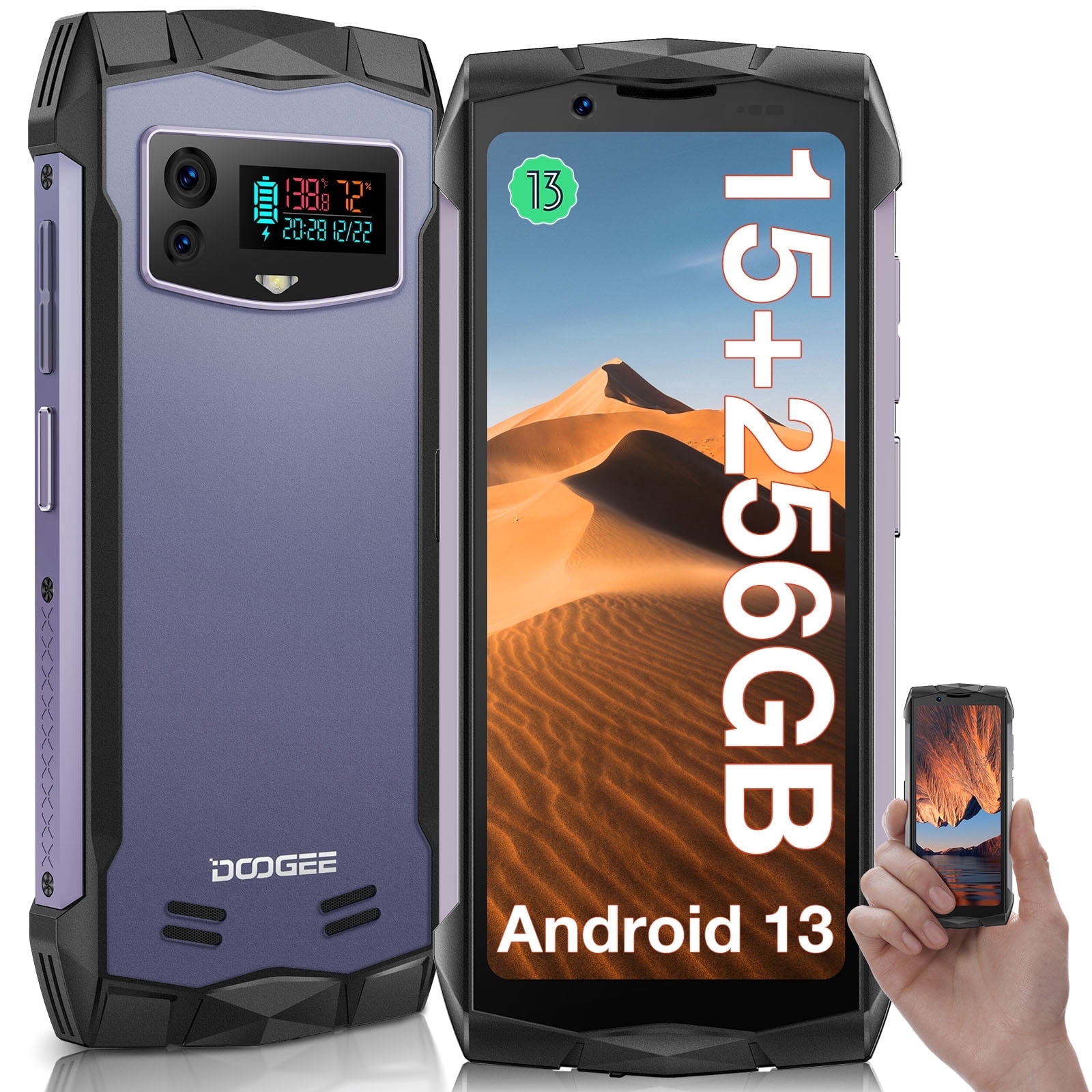 スマートフォン本体 Doogee S118 Pro DOOGEE S118 Pro Rugged Smartphone 5G,10800mAh(33W) 24GB+512GB/2TB