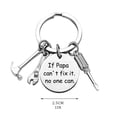 thumbnail image 2 of NookHive Funny Fathers Day Gifts 1-Inch Round Keychain - Daddy Gifts Keyring with 'If Daddy Can't Fix It, No One Can' Text, Best Commemorative Gift for Dad, 2 of 4