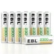 thumbnail image 1 of Baterías recargables EBL AA 2300 mAh NiMH, paquete de 16, 1 of 7