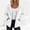 White, variant on MORESEC Women Plus Size Hooded Jacket Zip Up Casual Loose Outerwear Beach Cover Up Spring Fashion Clothes, Army Green L
