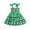 Green, variant on Toddler Girls Gingham Check Tiered Sundress, Spaghetti Strap Bow Detail Smocked Waist Ruffle Dress Comfortable Summer Casual Wear Green 3-4 Years