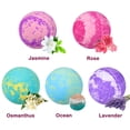 thumbnail image 2 of Set de regalo de bombas de baño OFUN, 5 bombas de spa grandes y gaseosas con velas, 2 of 8