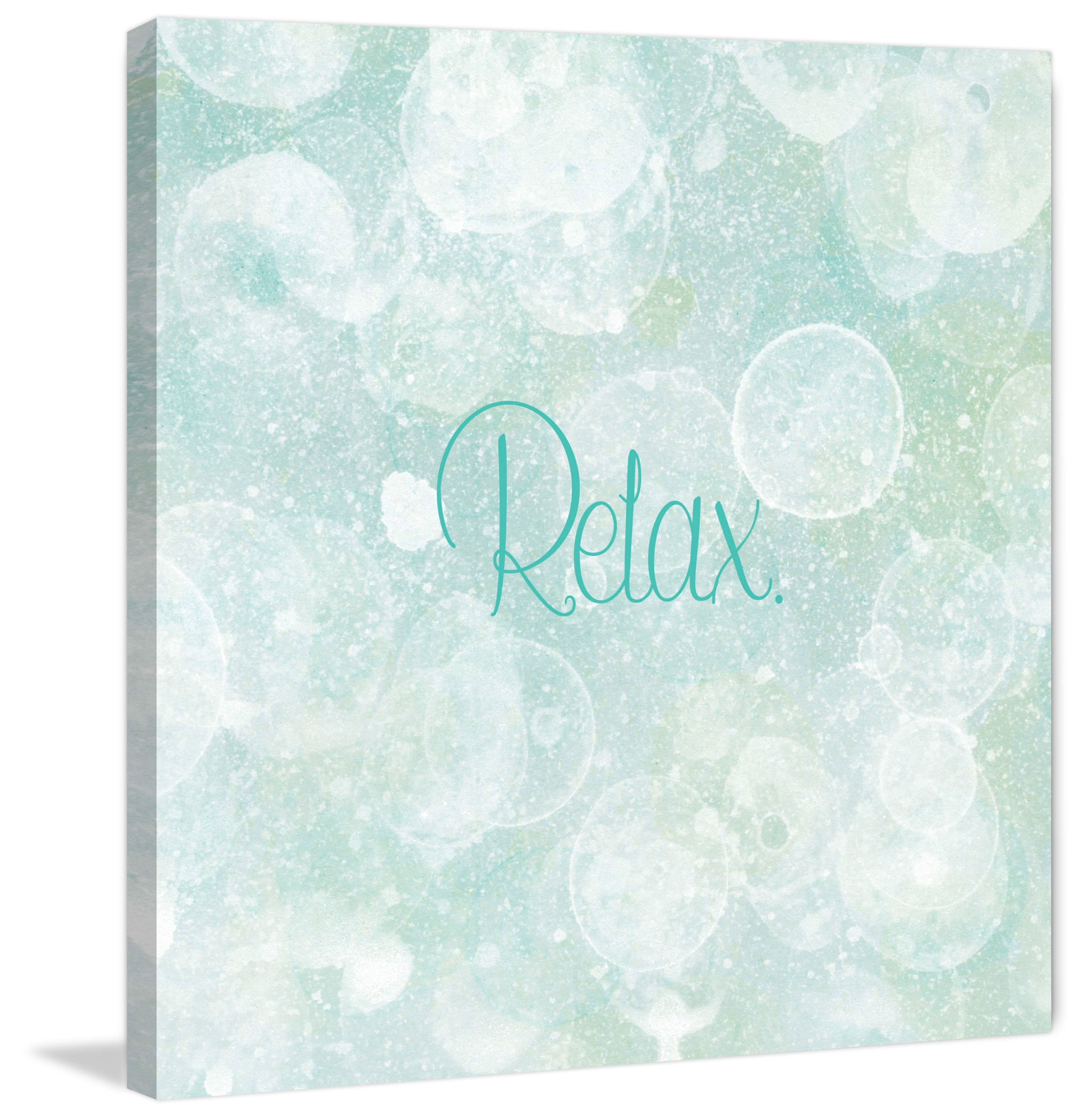 "Bubble Bath I" Painting Print on Wrapped Canvas