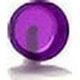 thumbnail image 2 of Bio Bubble Pets Whisper Wheel - Metallic Purple - 6 Inch, 2 of 2