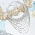 thumbnail image 4 of 1Pc Full Rhinestone Necklace Layered Choker Necklaces Crystal Neck Chain Festival Party Necklace Jewelry, 4 of 8