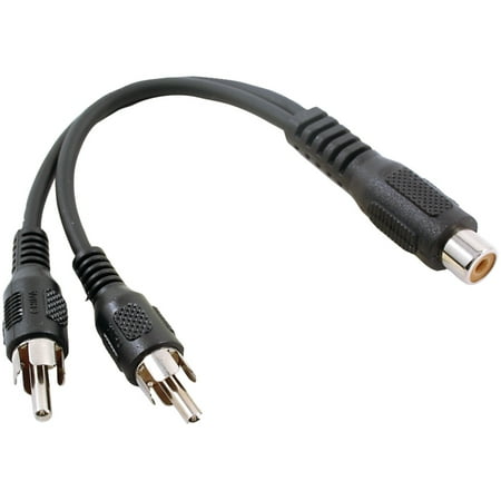Female Y-adapter - Rca Ah201r Rca Y-adapter (1 Female To 2 Males)