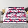 thumbnail image 1 of Balery Flamingos Manta de Franela con Dibujo, Lujo Ultra Suave y Cálido, Antipelusa y Resistente a las Arrugas para Cama, Sofá, Camping -50"x40", 1 of 6