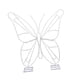 thumbnail image 5 of Organizador de stand de exhibición de flores, centros de mesa, estante moderno, stand floral de fiesta decorativa con forma de mariposa para bodas Estilo D, 5 of 8