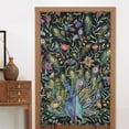 thumbnail image 4 of XMXT Japanese Noren Doorway Room Divider Curtain,Watercolor Flower Peacock Restaurant Closet Door Entrance Kitchen Curtains, 34 x 56 inches, 4 of 7