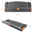thumbnail image 4 of A4 Paper Triangle Trimmer Portable Scrapbooking Paper Slide Cutter Guillotine Paper Cutter, 4 of 9
