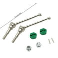 thumbnail image 4 of Kit de Coupleur d'Arbre de Transmission avant 1:12 Voiture Télécommandée Mise à Niveau Pièces Réparation Modification Remplacement pour Wltoys 12423 12427 12428 Vert, 4 of 9