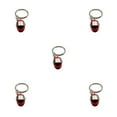 thumbnail image 1 of QualitChoice Key Rings Decoration Exquisite Purse Pendent Clasp Decor Sweet Gift Rustproof Plated Surface No Burrs -shaped Ring Red 5Set, 1 of 6
