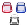 thumbnail image 2 of Guardurnaity Bolso de hombro transparente de PVC, bandolera impermeable de almacenamiento, doble cremallera, de viaje, de gran capacidad, portátil, para Bolsas de mensajero y de hombro Azul Guardurnaity AP012301-02, 2 of 6